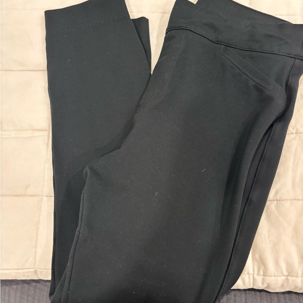 Spanx Ponte Black Straight Leg Pants